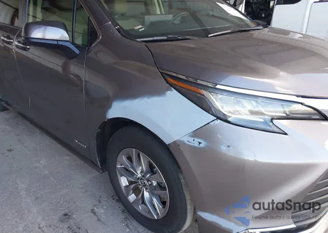 2021 Toyota Sienna Xle из США, поврежденный, VIN 5TDYRKEC6MS062366